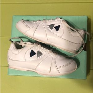 White cheerleading shoes